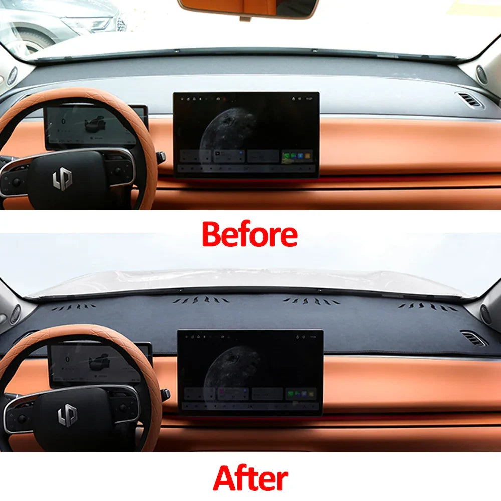 Leapmotor C10 2024-2025 Instrument Panel Light Blocking Pad | Anti-Glare Sunshade for Center Console