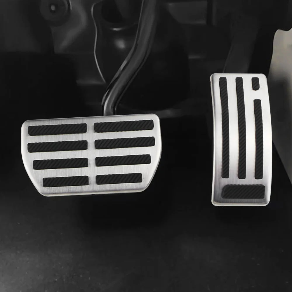 Non-Slip Stainless Steel Gas and Brake Pedal Covers for GWM ORA Cat Funky Cat EV 2022 2023