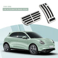 Non-Slip Stainless Steel Gas and Brake Pedal Covers for GWM ORA Cat Funky Cat EV 2022 2023