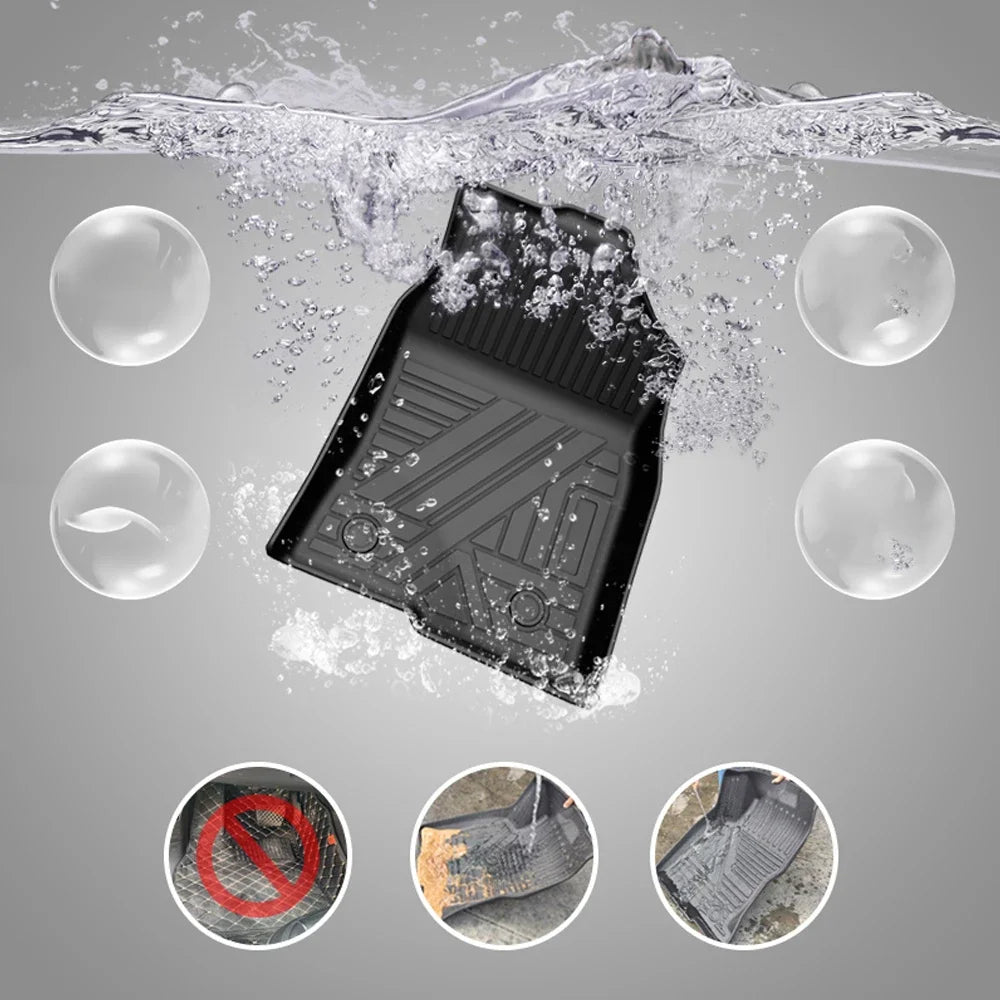 GWM TANK 300 2021 2022 2023 Custom TPE Floor Mats | All-Weather Waterproof Tray Mat Interior Accessories