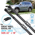 Premium Front Wiper Blades for Great Wall Haval H9 2014-2022 - OEM Quality Windscreen Replacement
