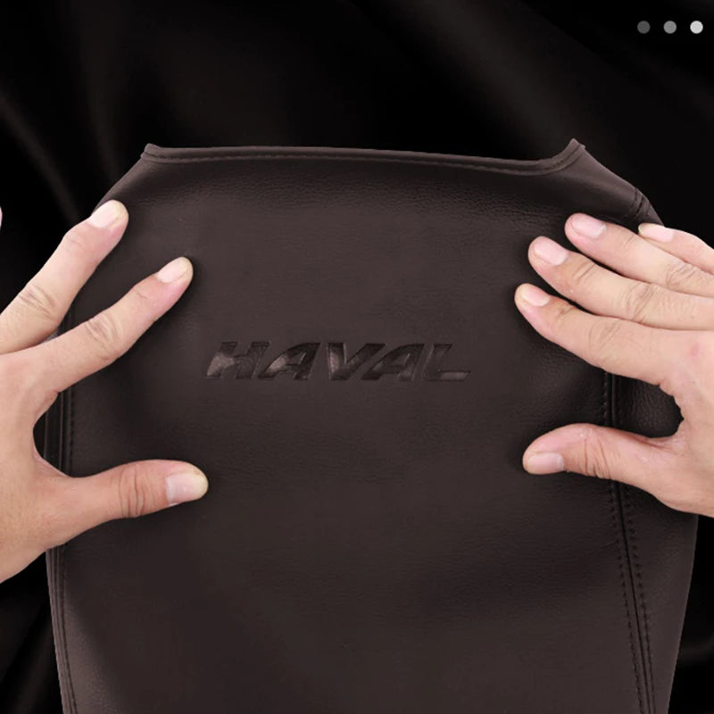 Great Wall Haval H9 2015-2022 PU Leather Armrest Cover Center Console Lid Pad Ergonomic Elbow Support