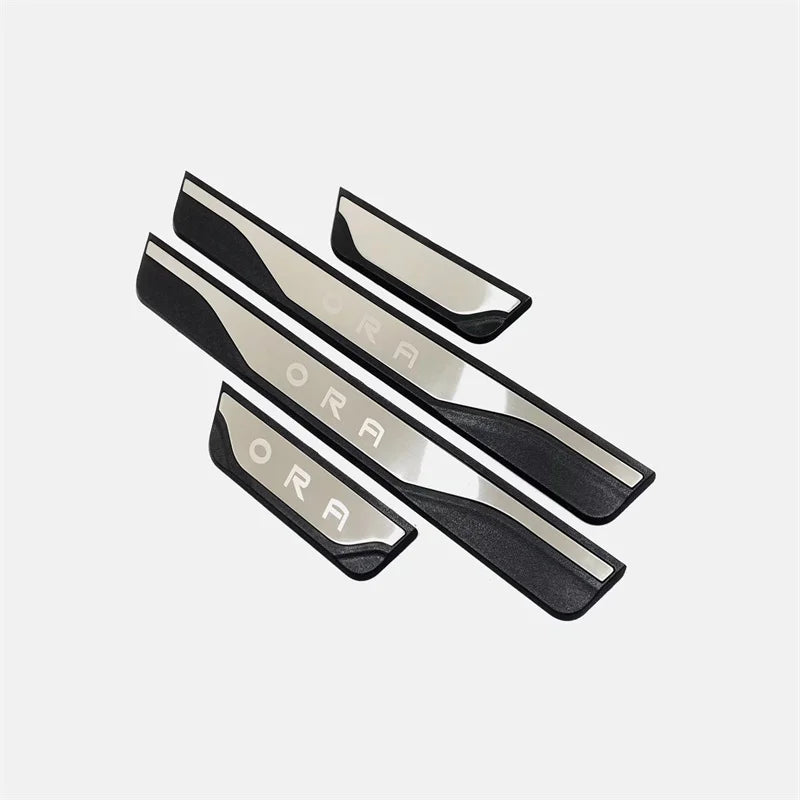 Custom Door Sill Protector for ORA Cat Funky Cat Good Cat 2022 2023 -Anti-Dirty Scuff Plate Cover Guard Trim