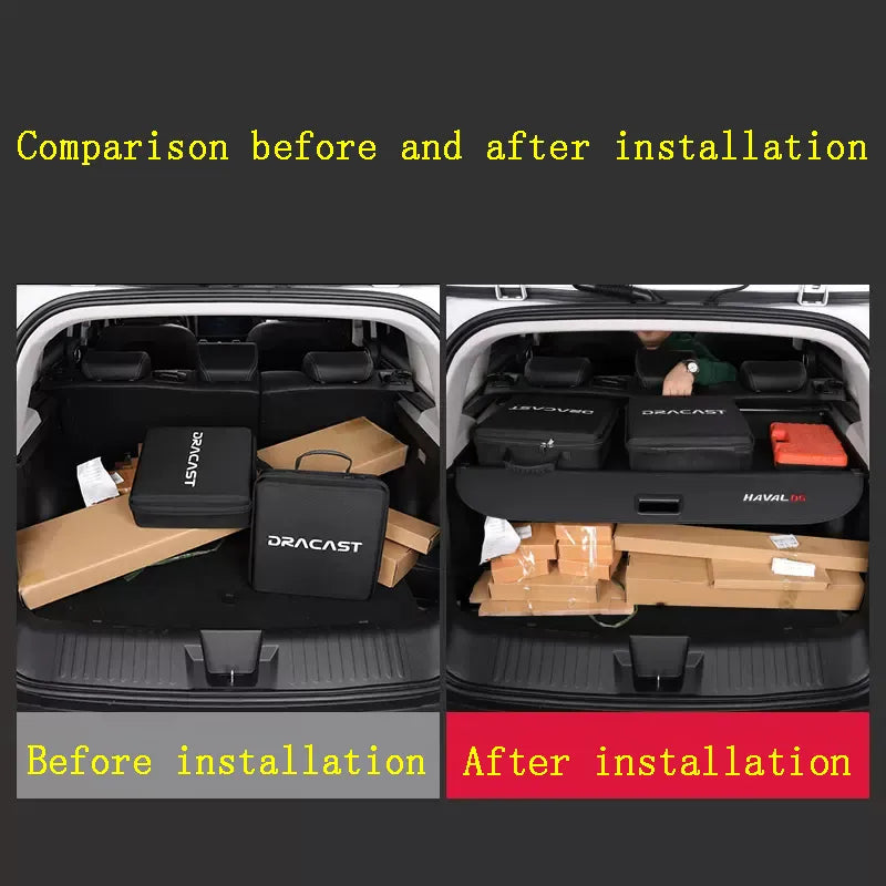 Haval M6 Plus 2021 2022 2023 Rear Trunk Curtain Cover Cargo Partition Shelter Shade