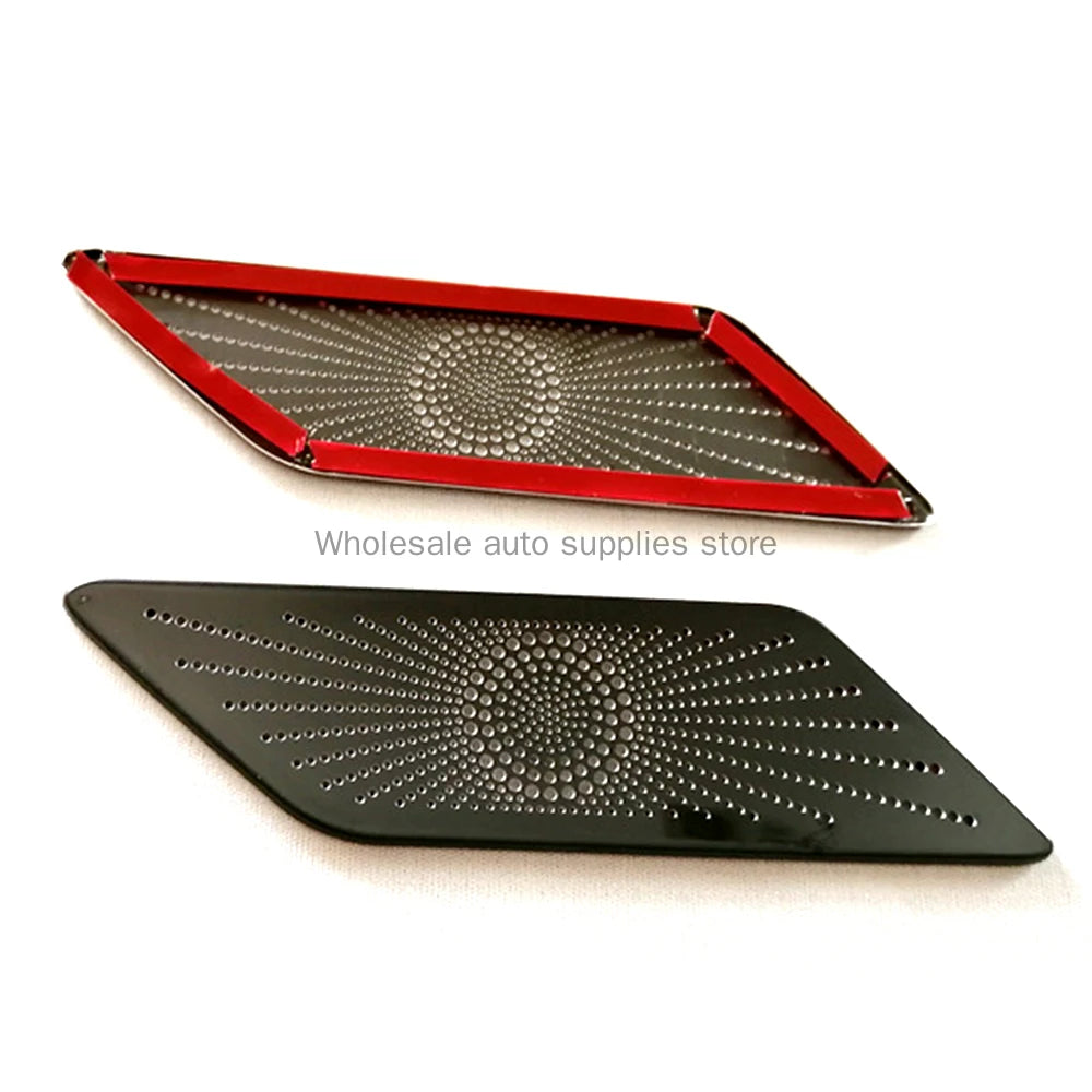 Haval H6 3rd Gen 2021 2022 Rear Door Audio Speaker Panel Cover Stainless Steel Decorative Sticker