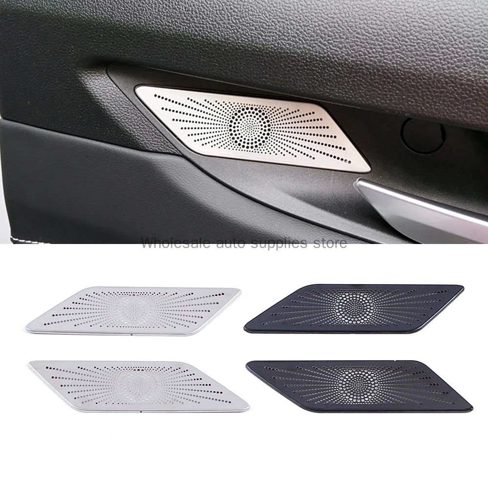 Haval H6 3rd Gen 2021 2022 Rear Door Audio Speaker Panel Cover Stainless Steel Decorative Sticker