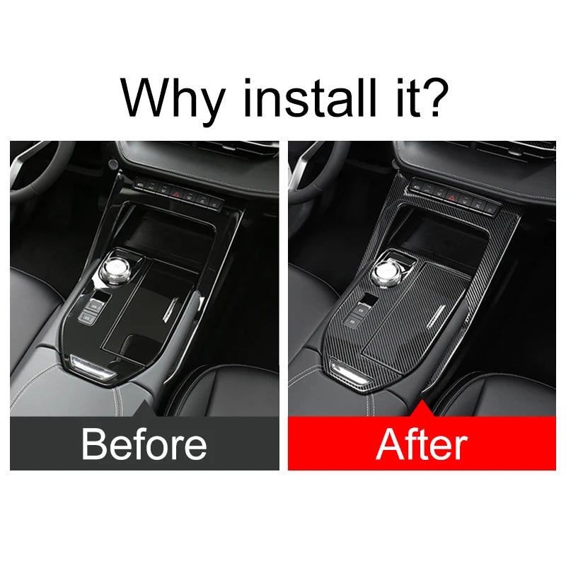 Haval H6 3rd Gen 2021-2023 Stainless Gear Shift Panel Cover Trim Frame Decorative Accessories