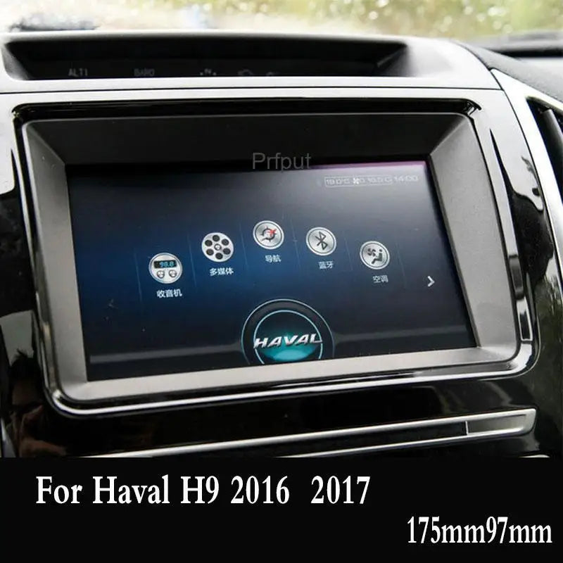 Haval H9 2015-2020 9H Tempered Glass GPS Navigation Screen Protector