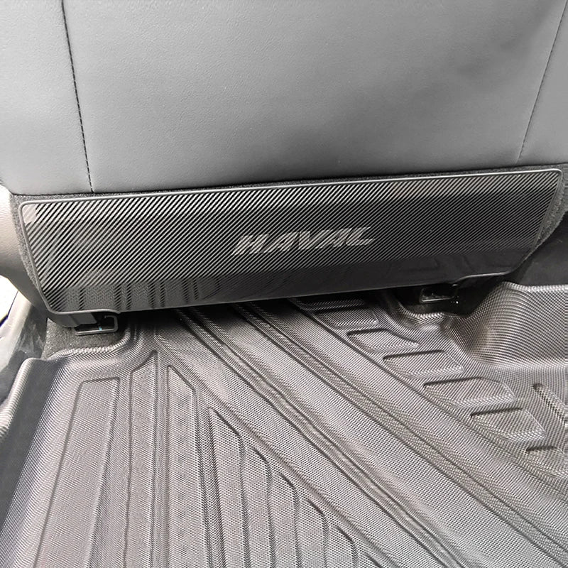 Haval Jolion 2021-2023 Stainless Steel Seat Back Anti Kick Pad | Child Kick Protector & Anti Dirty Mats (2 Pcs Set)