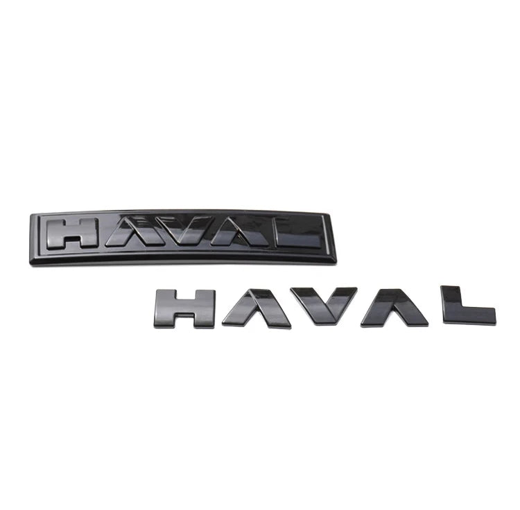 Front Grille Hood Logo Stickers For Haval H6 3rd Gen DHT-PHEV 2023 Front Rear Trunk Styling Emblem Paste Car Accessories