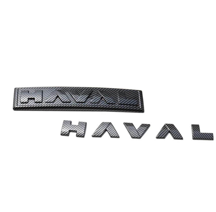 Front Grille Hood Logo Stickers For Haval H6 3rd Gen DHT-PHEV 2023 Front Rear Trunk Styling Emblem Paste Car Accessories