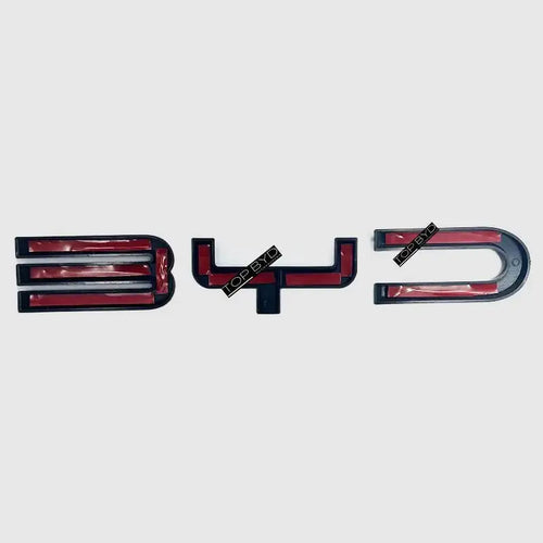 比亞迪前保險桿黑徽LOGO