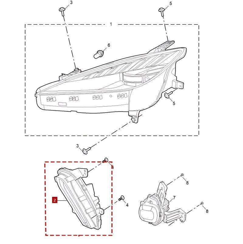 Front Turn Signal Light For MG4 MG4
