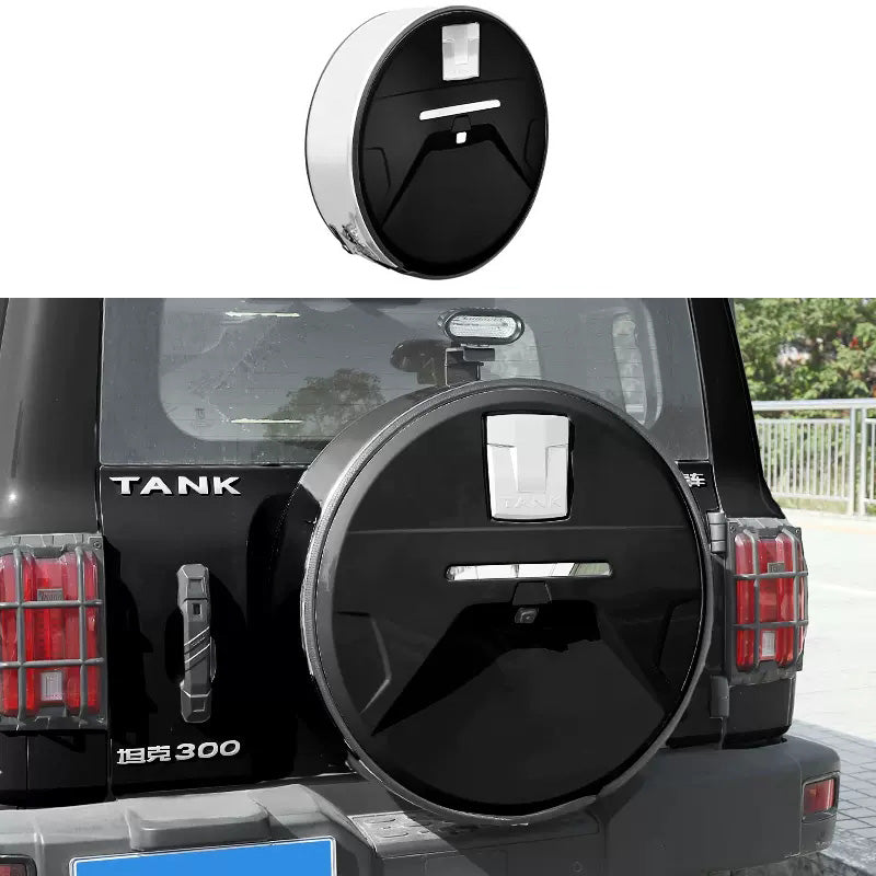 Liberty Spare Tire Cover for Great Wall GWM WEY TANK 300 | Hard Shell ABS & Locking Stainless Steel Ring