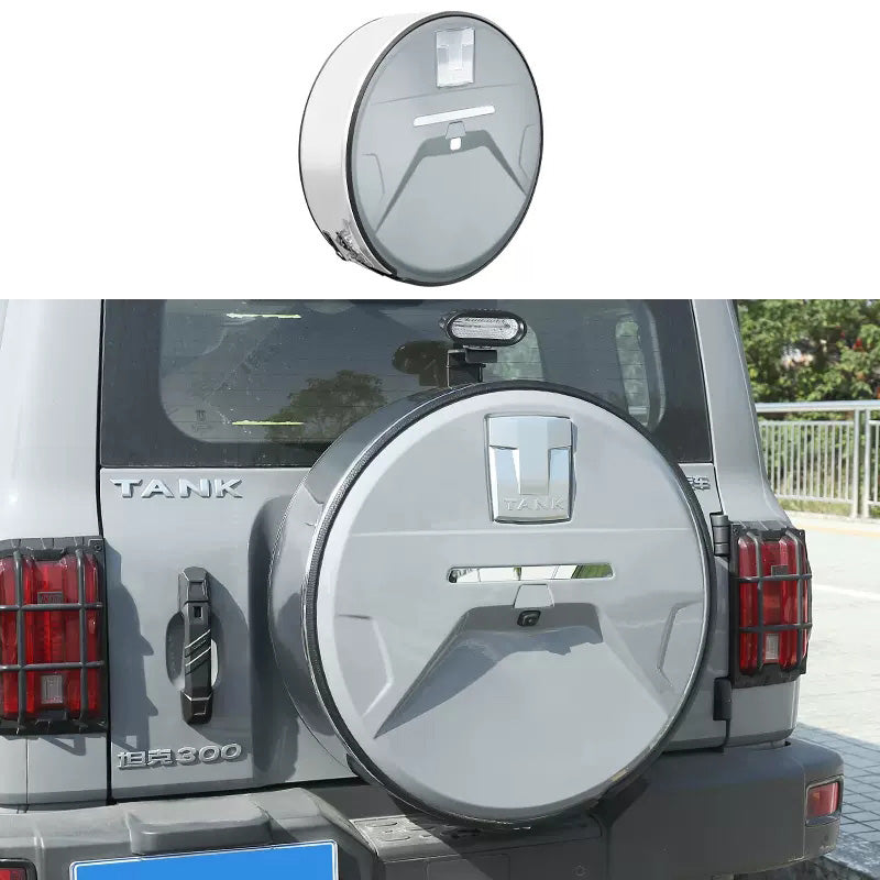 Liberty Spare Tire Cover for Great Wall GWM WEY TANK 300 | Hard Shell ABS & Locking Stainless Steel Ring