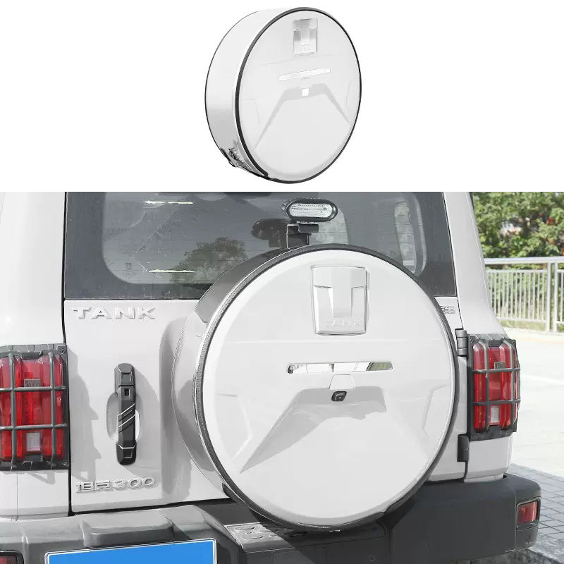 Liberty Spare Tire Cover for Great Wall GWM WEY TANK 300 | Hard Shell ABS & Locking Stainless Steel Ring