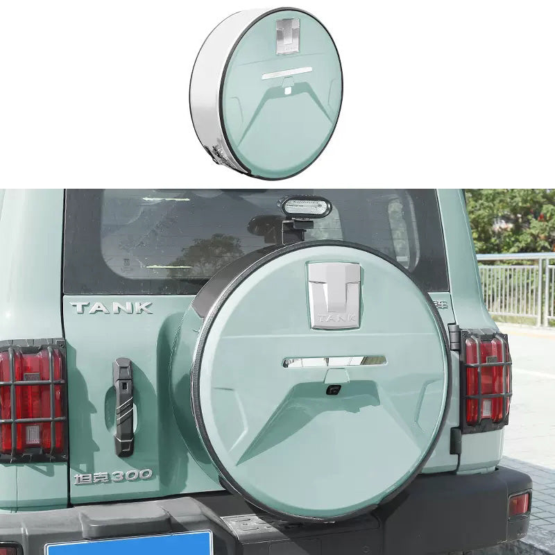 Liberty Spare Tire Cover for Great Wall GWM WEY TANK 300 | Hard Shell ABS & Locking Stainless Steel Ring