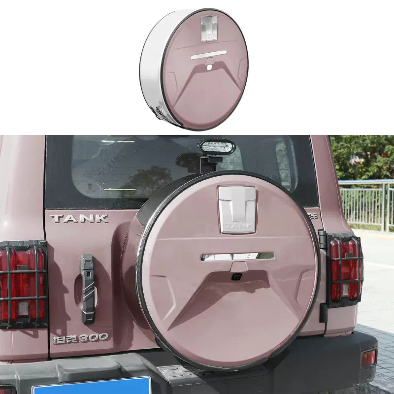 Liberty Spare Tire Cover for Great Wall GWM WEY TANK 300 | Hard Shell ABS & Locking Stainless Steel Ring