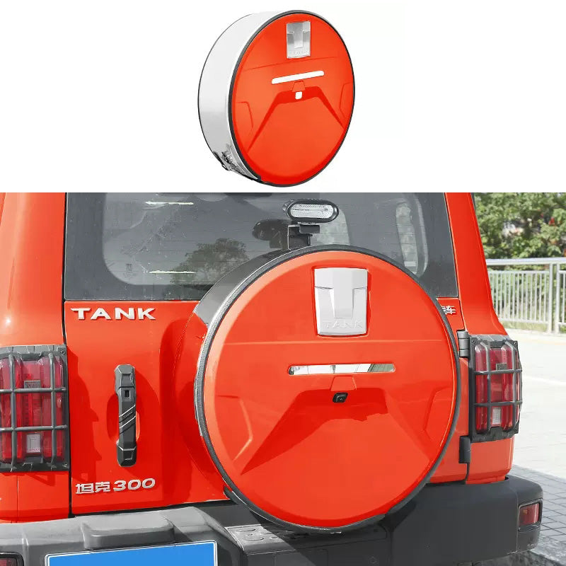 Liberty Spare Tire Cover for Great Wall GWM WEY TANK 300 | Hard Shell ABS & Locking Stainless Steel Ring