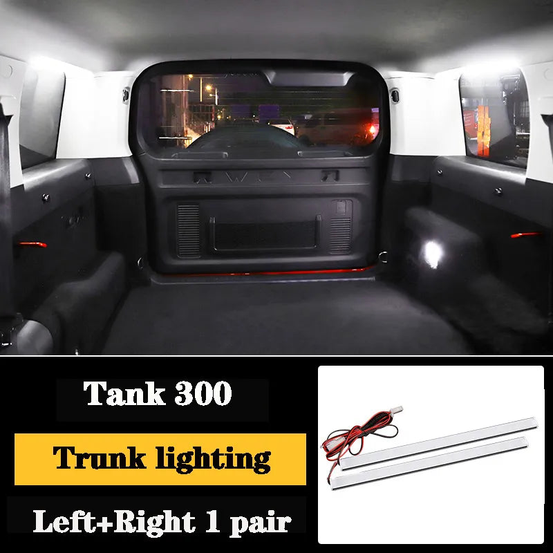 GWM WEY TANK 300 Custom Rear Trunk LED Light Kit | 12V Waterproof Side Window Light