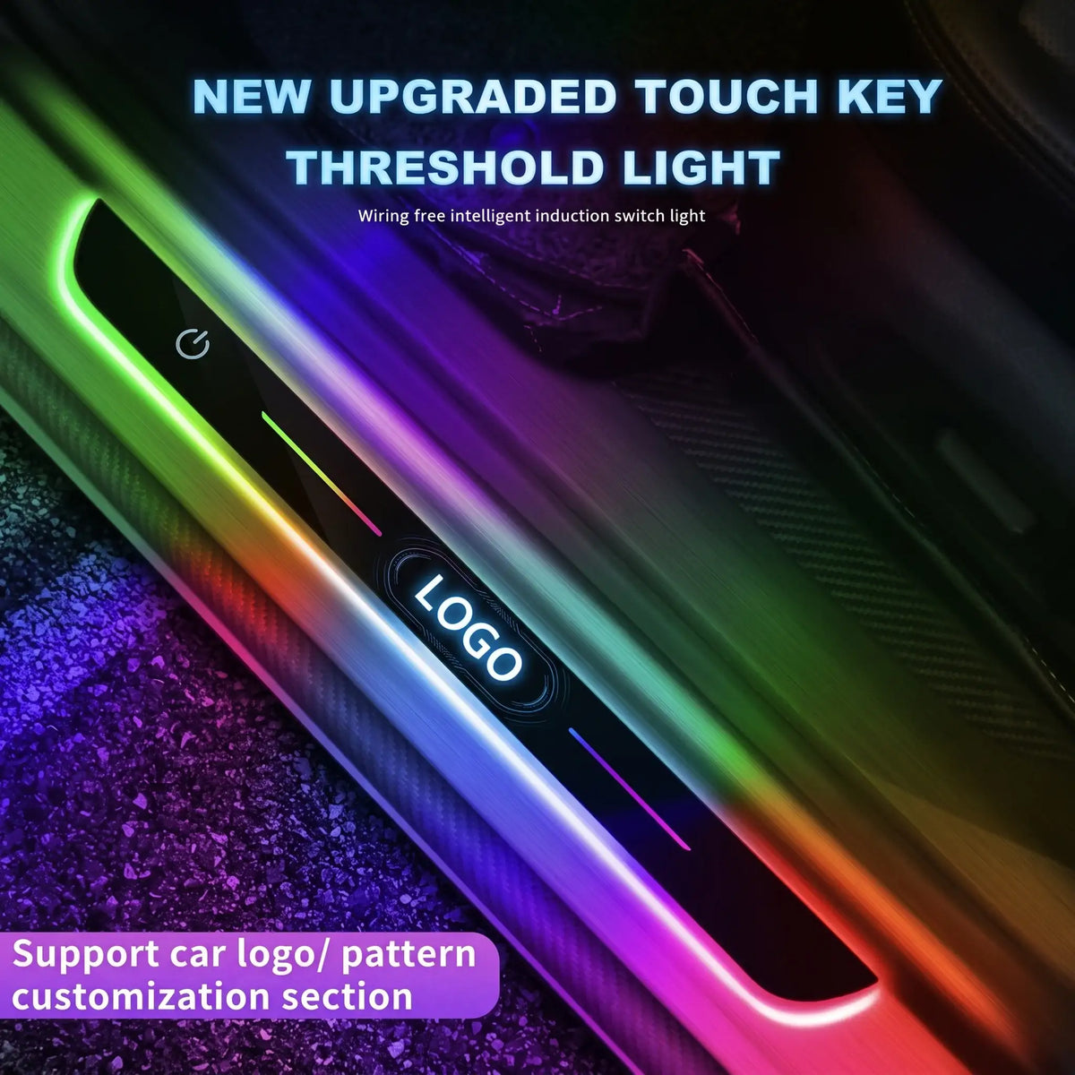 LED Illuminated Car Door Sill Scuff Protector Plate for Chery | carblaze 1