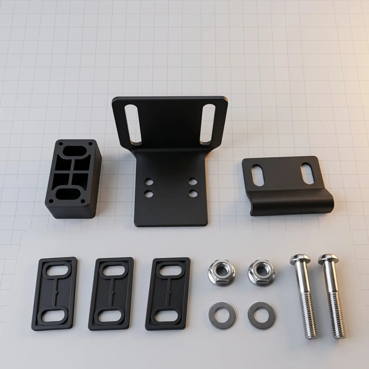 Universal Car Roof Rack Cross Bar Mounting Hardware Kit | carblaze 4