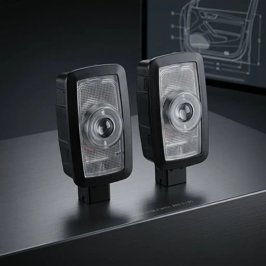 LED Door Courtesy Puddle Lights Logo Projector for Fangchengbao Bao 5 / Denza B5