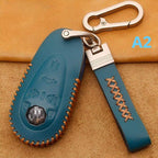 Leather Car Key Case Car Keychain for MG Cyberster MG6