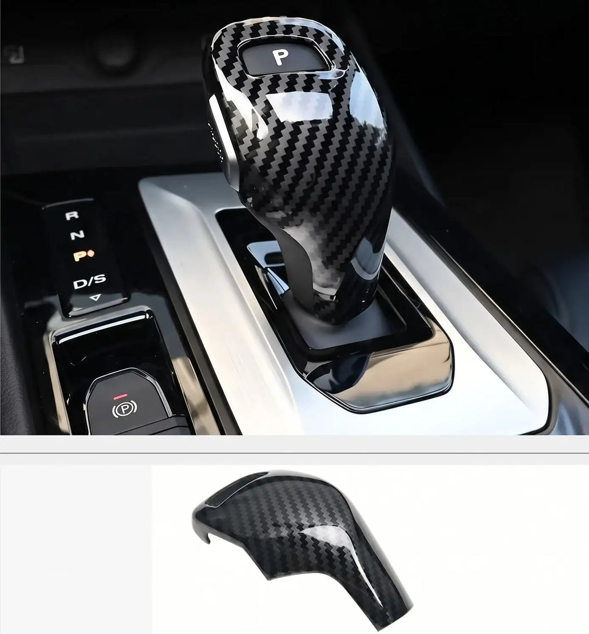 Leather Gear Shift Knob Cover Header Sleeve Interior Trim for MG HS 2018-2024 | carblaze 1