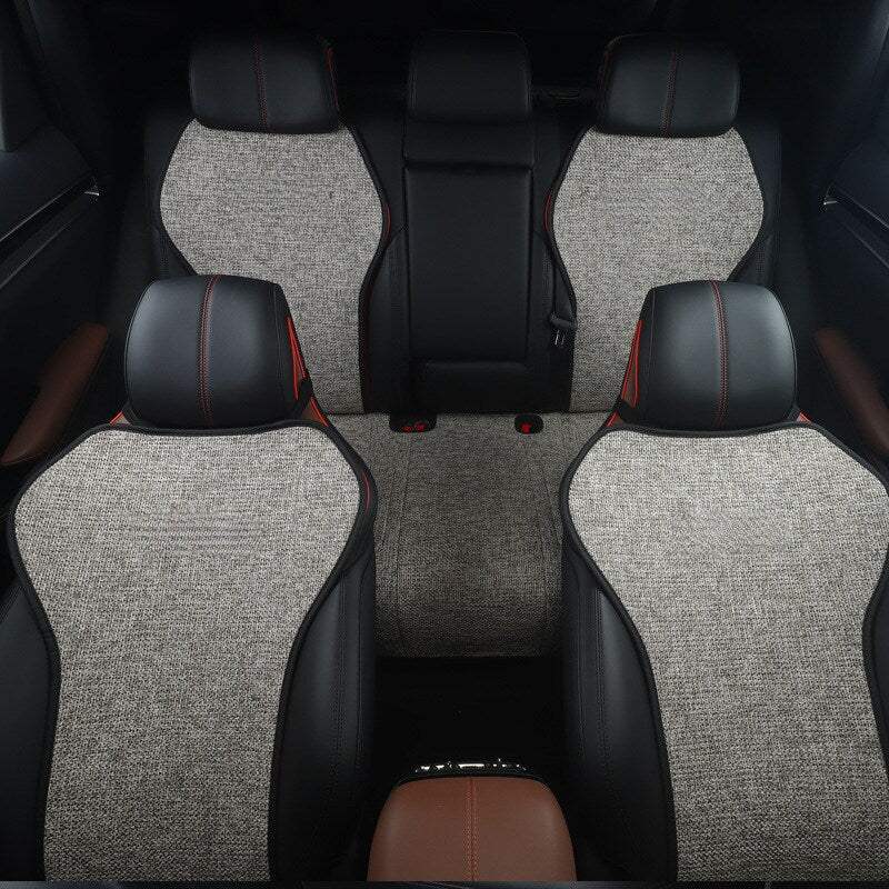 Linen Car Seat Cushion for BYD (5-seater full set) BYD6