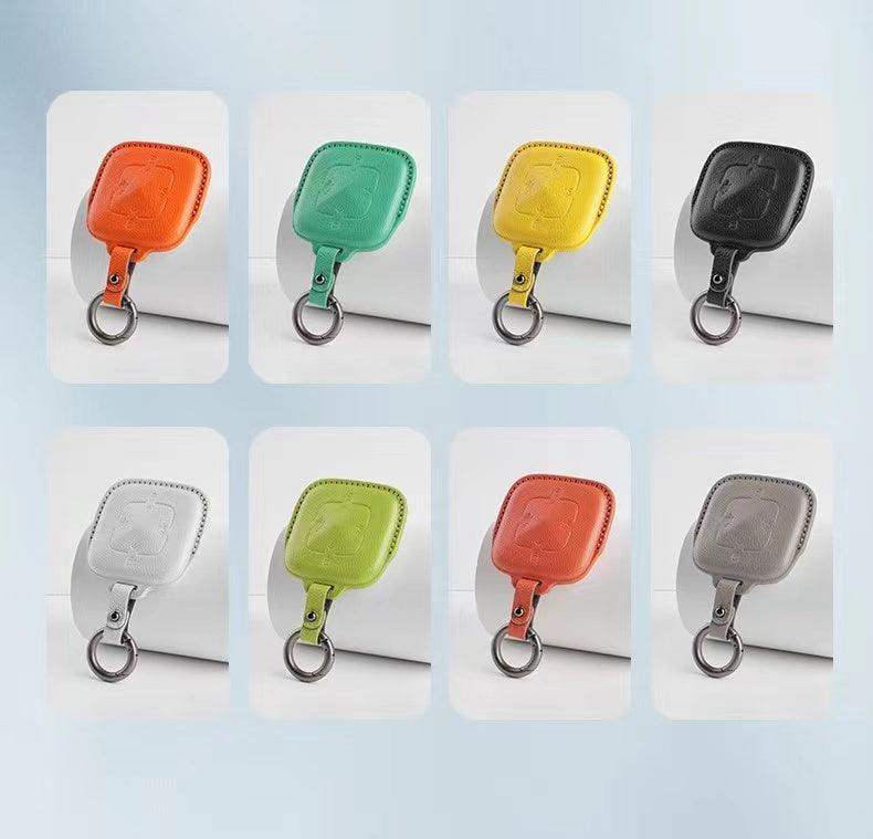 Luxury Leather Car Key Case Cover Fob Shell for ZEEKR ZEEKR2