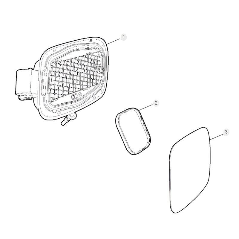 Ensemble de boîtier de port de charge pour MG4