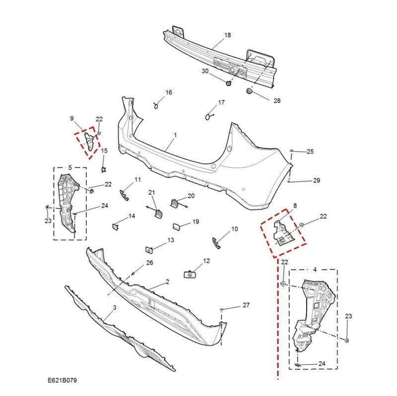 Rear Tail Light Mounting Bracket for MG4 MG3