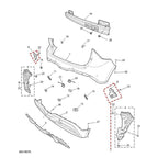 Rear Tail Light Mounting Bracket for MG4 MG3