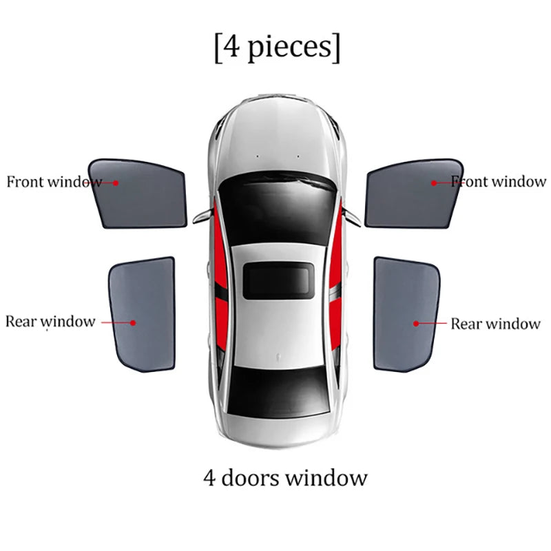 Magnetic Car Sunshade For GWM TANK 300 TANK300 PHEV 2022 2023 2024 Windshield Cover