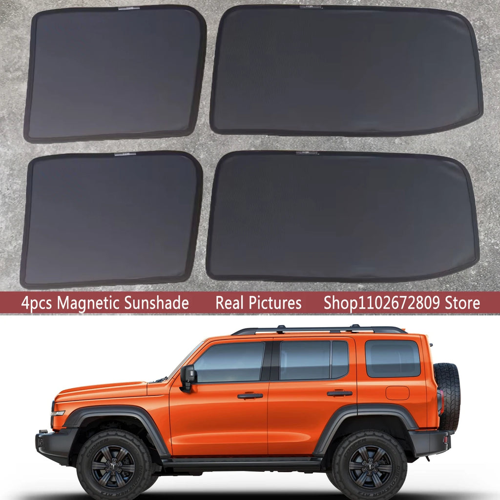 Magnetic Car Sunshade For GWM TANK 300 TANK300 PHEV 2022 2023 2024 Windshield Cover