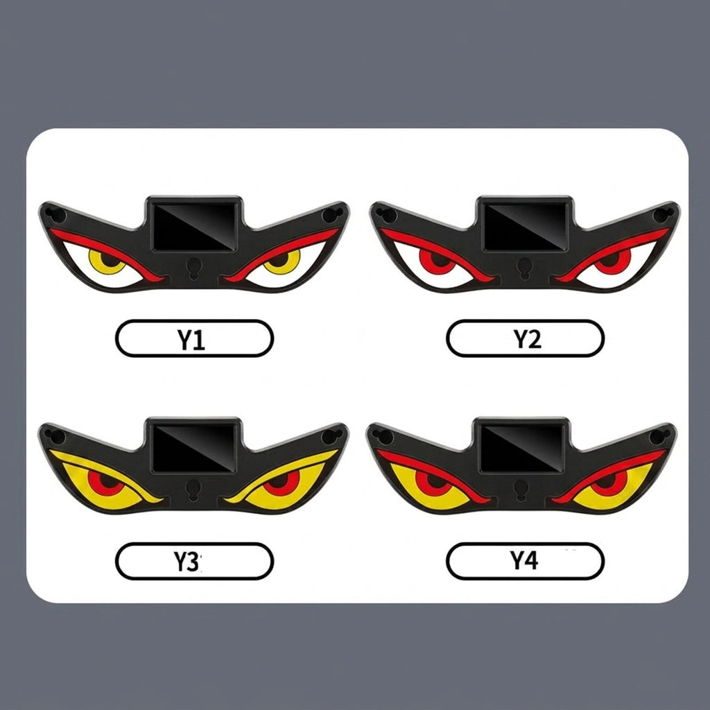 Luce stroboscopica LED solare Devil Eye, segnalatore di avvertimento universale per auto
