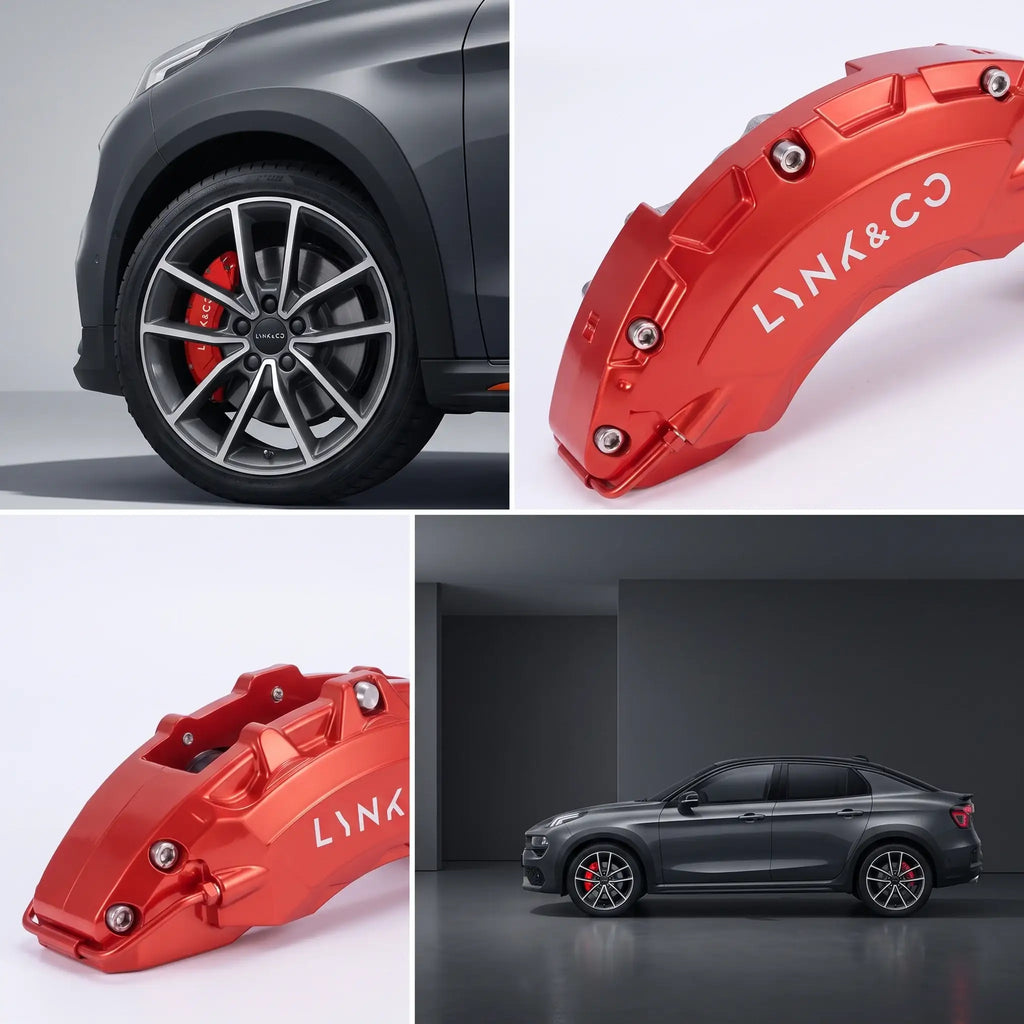 Aluminum Sport Brake Caliper Covers Kit for Lynk & Co 02 | Exterior Modification | carblaze 4