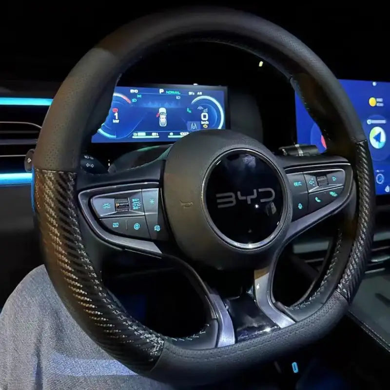Napa Leather Steering Wheel Cover for BYD BYD6