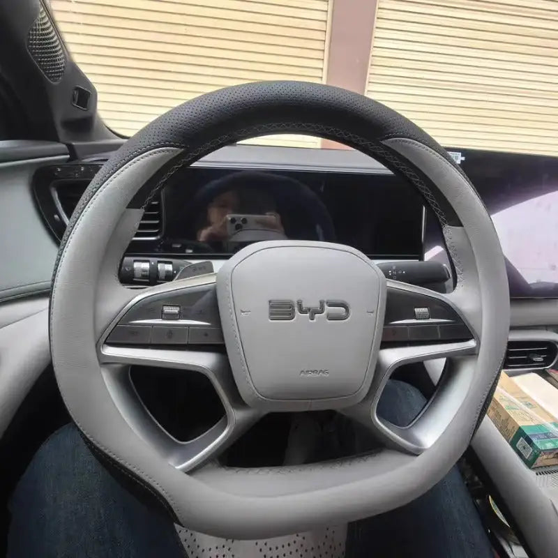 Napa Leather Steering Wheel Cover for BYD BYD5