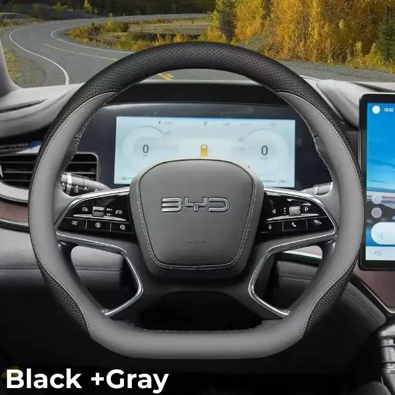 Napa Leather Steering Wheel Cover for BYD BYD4