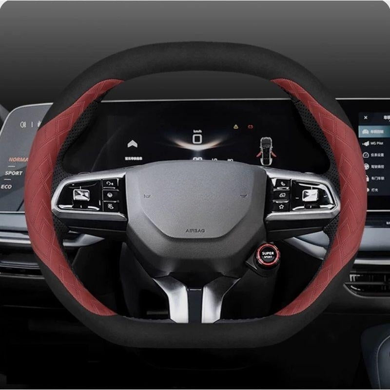 Custom Steering Wheel Cover for Volvo EX30 EX60 -Nappa Leather Ultra Thin