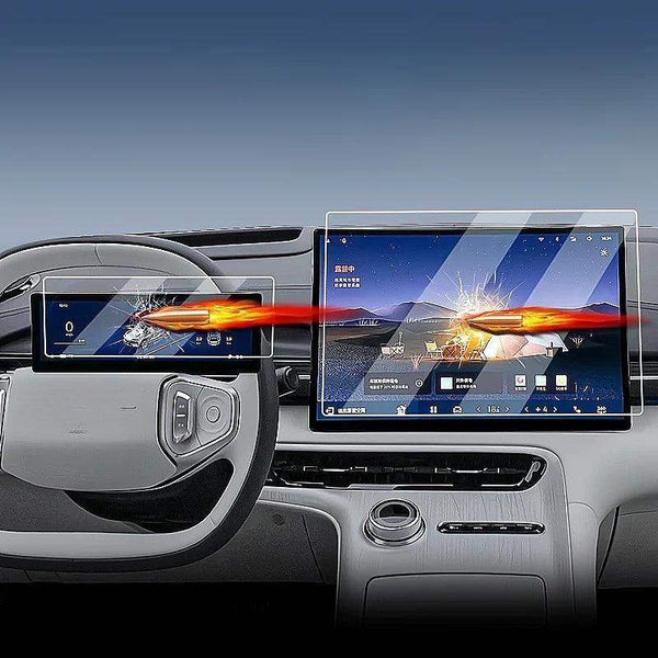 Tempered Glass HD Clear Navigation Touch Screen Protector for Geely EX5 / Geely Starray EM-i | carblaze 1