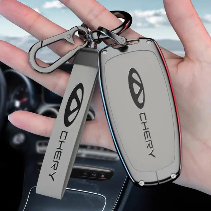 合金皮革奇瑞汽車遙控器鑰匙包