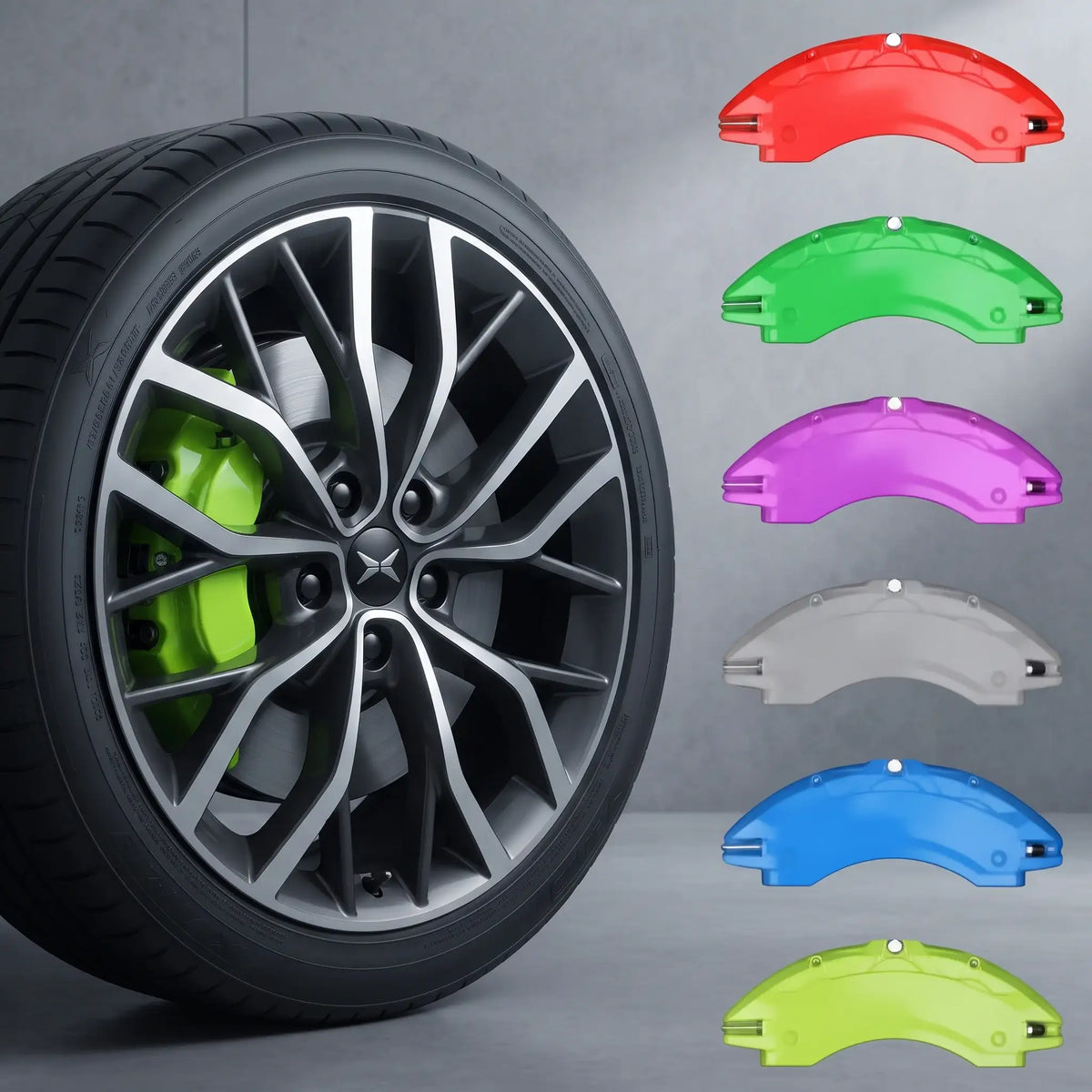 XPeng G6 / G9 / P7 Brake Caliper Covers Aluminum Disc Trim (4 Pcs) | carblaze 1
