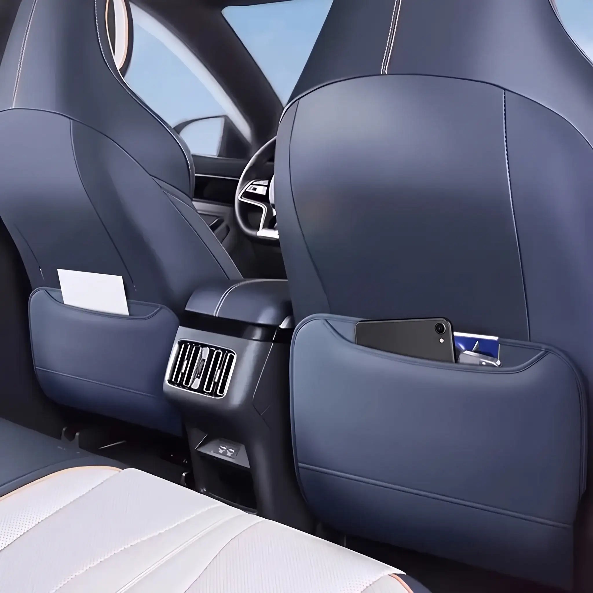 Protector antipatadas para respaldo de asiento de coche para BYD (2 piezas)