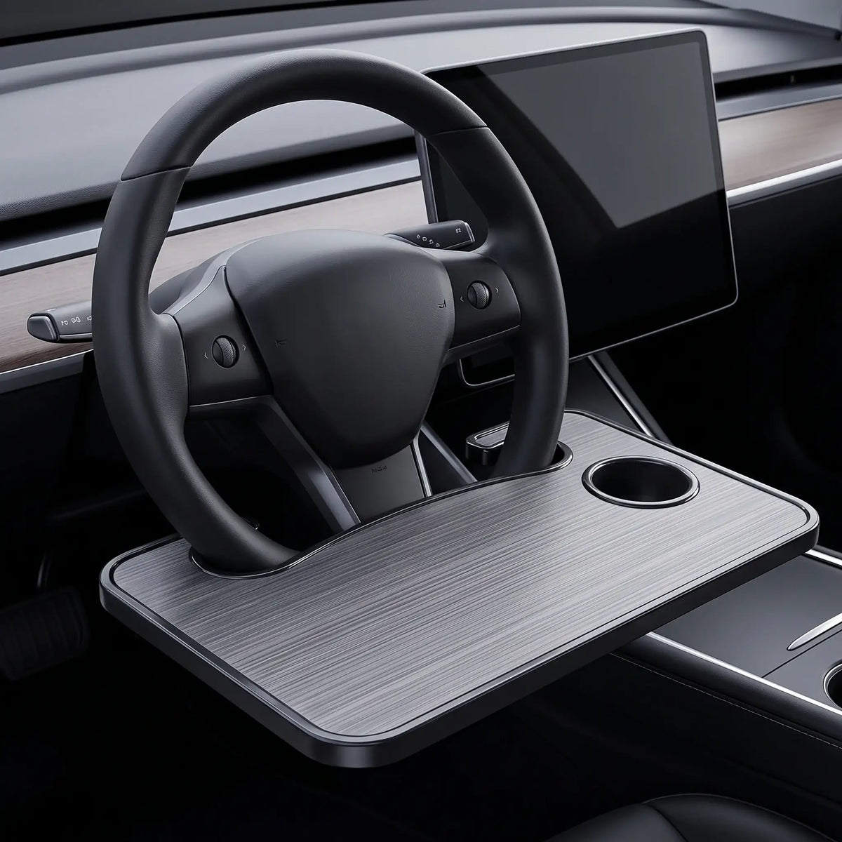 Car Steering Wheel Desk Tray Foldable Table Laptop Food Board | carblaze 1