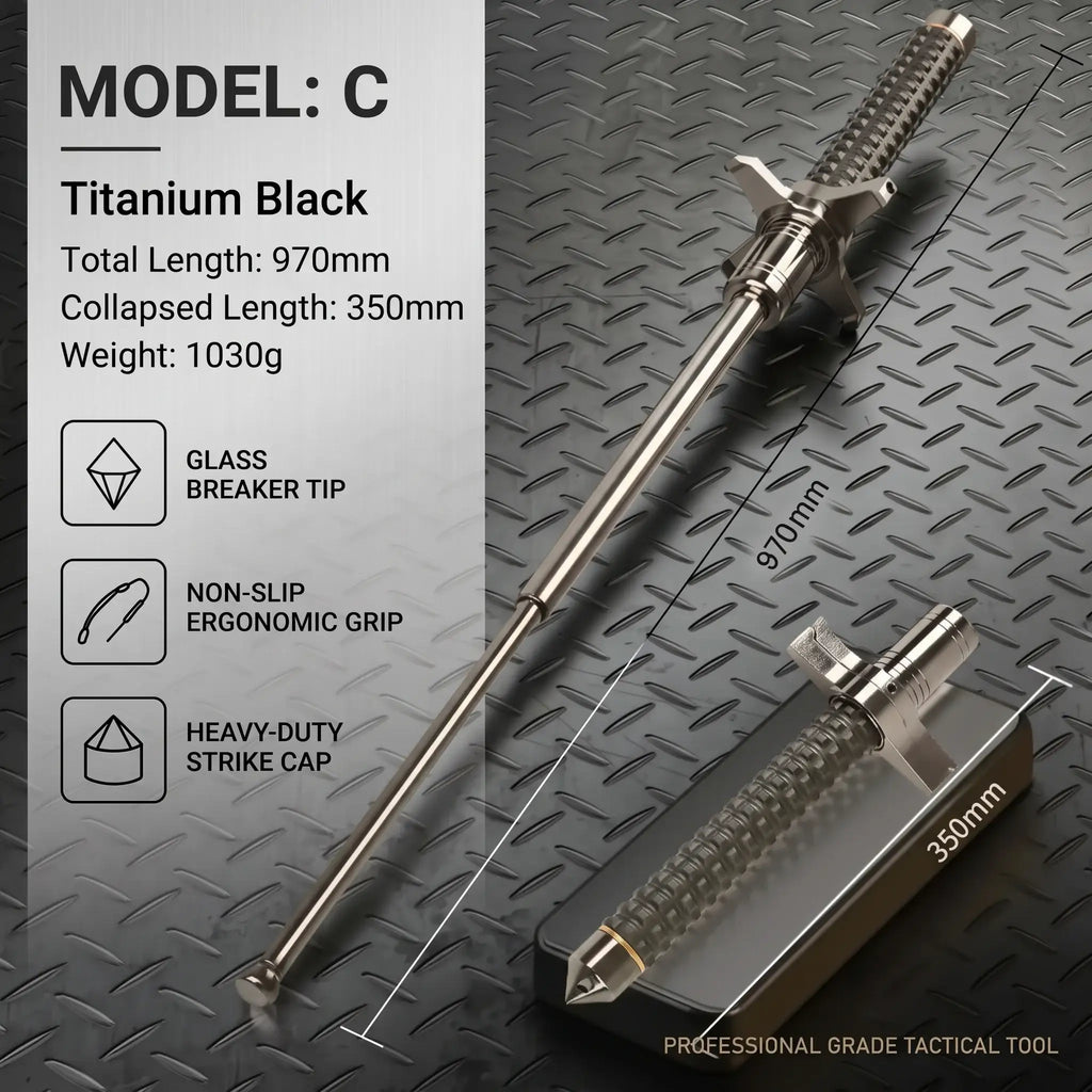 2-in-1 Emergency Car Window Breaker & Self-Defense Baton Escape Tool | carblaze 4