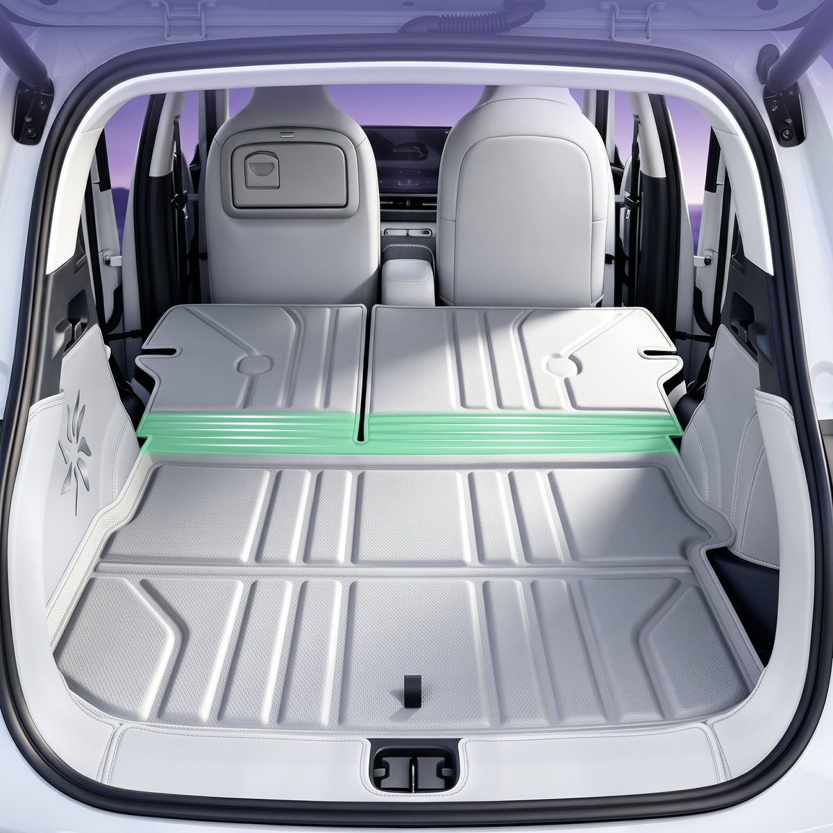 Custom Fit Cargo Liner & Trunk Mat for Leapmotor B03X - Integrated Seat Back All-Weather Mat