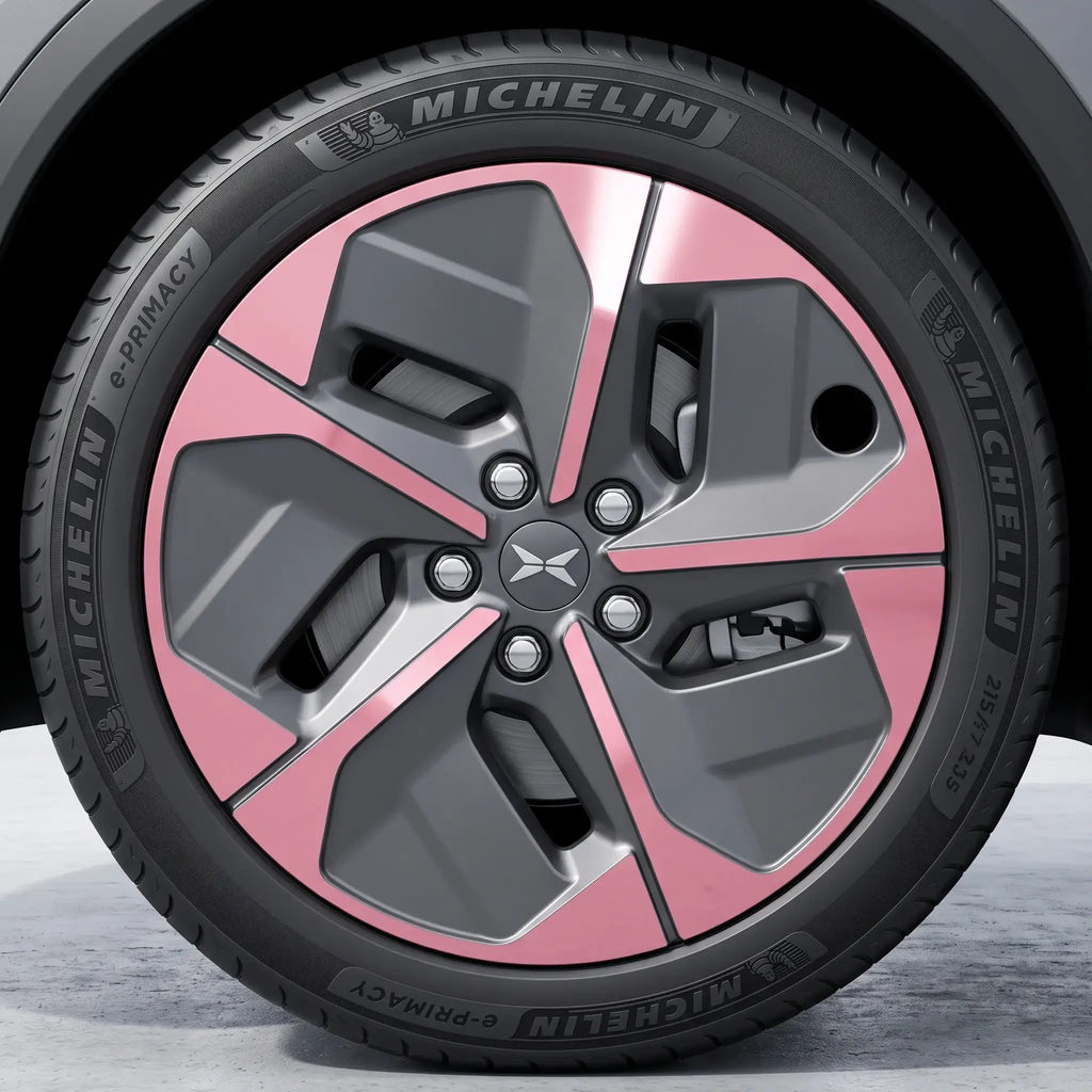 XPeng Mona M03 Wheel Rim Sticker Reflective Hub Decals Set | carblaze 1